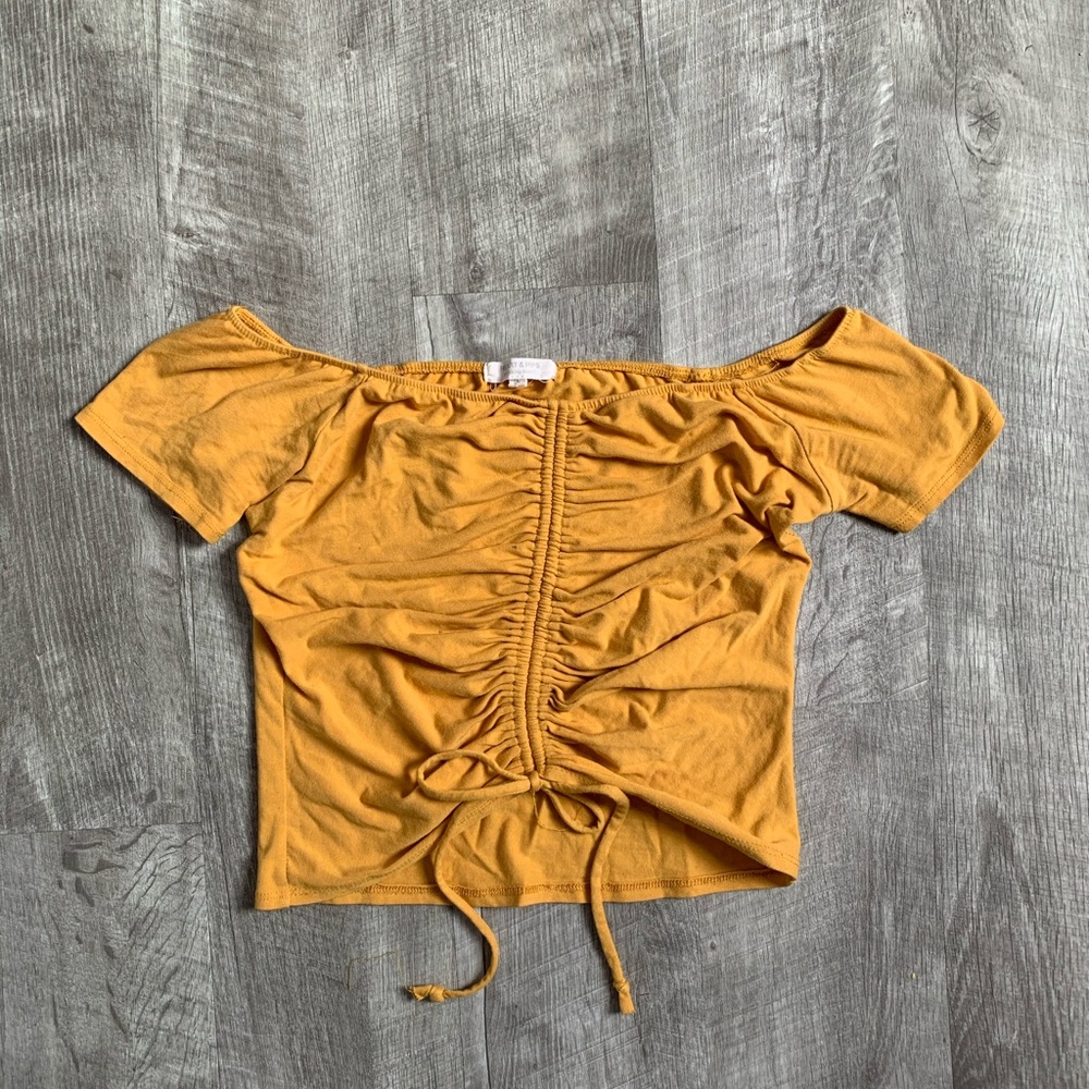 Yellow Crop Top